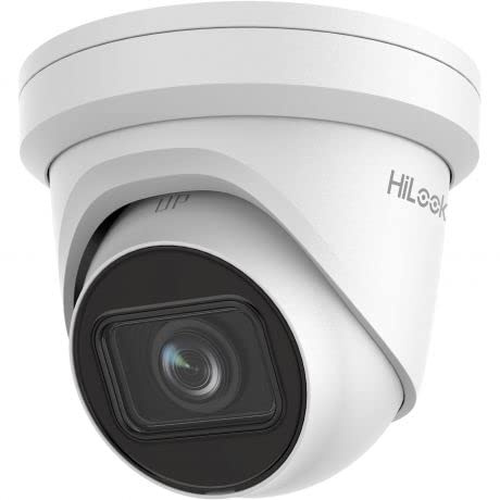 HiLook By Hikvision IPC-T680H-Z 4K Outdoor WDR Motorized Varifocal Turret Network Turret Camera – White