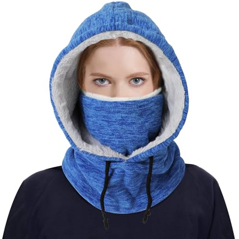 TAGVO Sturmhaube Herren Damen Fleece Balaclava Gesichtsmaske Skimaske Winddicht Vollgesichtsmaske Warme Full Face Gesichtshaube für Motorrad Fahrrad Winter Sport und Outdoor