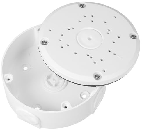 Gadpiparty Kamera Anschlussdose Mit Kabelversteck Wetterfeste Elektrobox Aus Aluminium Für Überwachungskameras Kompatibel Mit Solarpanels Für Außen Und Innenmontage