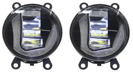 Lámpara Antiniebla para Citroen Berlingo B9 2012 2013 2014 2015 2015 Proyector LED Luz Antiniebla + Lámpara Circulación Diurna DRL Blanco H11 Casquillo 12 V 2 En 1 Coche Delantera Faro Coche