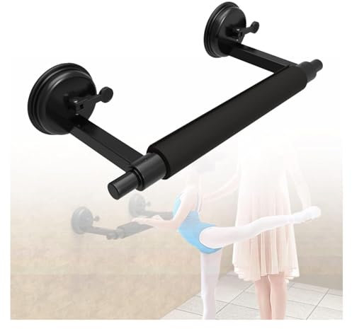 JCWGLY Ballettstange Tragbare Ballettstange Für Zu Hause, An Der Wand Montierte Ballettstange Und Tanzstange, Beinpresse Und Dehnübungen, Keine Löcher Zu Stanzen