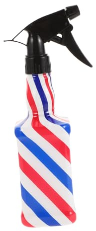 VICASKY Spruzzino Nebulizzatore Parrucchiere Retrò 500ml in Plastica Riutilizzabile, Flacone Spray a Pompa Manuale per Salone e Cura dei Chioma