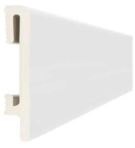 Battiscopa in SPC vari colori e misure (PF060 WHITE MIS. 6x1,5x240 cm)