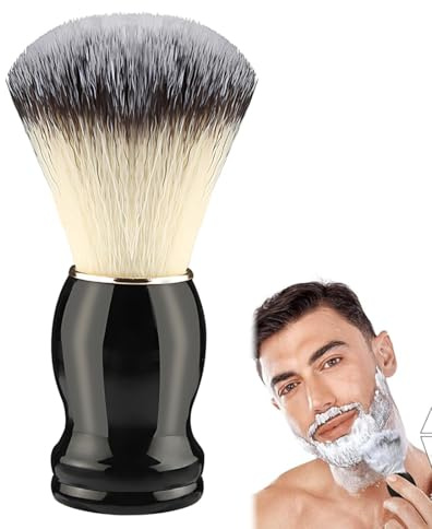 UYVPAER Pennello Da Barba Da Uomo, Setola Di Crine Di Cavallo Selezionata, Pennelli Da Barba Fatti A Mano Per Uomini Spazzola Da Barba Per Parrucchiere