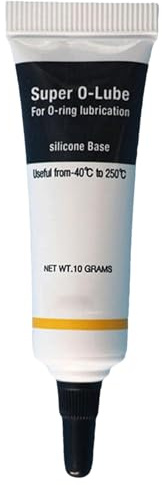 ZHUMCCY Grasso di silicone per o anelli, grasso lubrificante in silicone, Grasso di, Terpa per lubrificante 10g per guarnizione della guarnizione del rubinetto del rubinetto idraulico