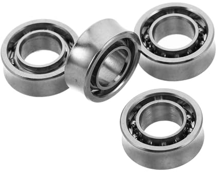 BIUDECO 4pcs Yoyo Bearings 10 Ball High Precision U Shaped Deep Groove Ball Bearings for Extended Spin Unresponsive Yoyo and Skateboard Repair Parts