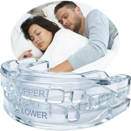 Bite Antirussamento,Bite Bruxismo notturno,Bite notte regolabile,Accogliente, Favorisce la Respirazione,Migliora La Qualità Del Sonno,Antirussamento,Anti Russamento uomo.