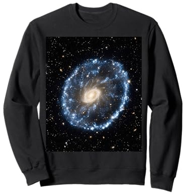 Cartwheel Galaxy Ring Astronomie Weltraumliebhaber Sweatshirt