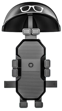 yuwqqoajv Soporte para teléfono de Bicicleta, a Prueba de Golpes, Giratorio, versátil, ángulo Ajustable, Montaje para teléfono de Motocicleta, instalación