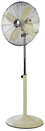 CFG Ventilador a pie de Metal Color Crema Diámetro 45 60 W ev056 170H