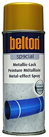 belton Metallic-Lack, 400 ml, für dekorative Lackierungen im Metallic-Effekt, für innen und außen (Gold)
