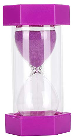 30 Minute Sand Timer, Colorful Plastic Hourglass Kitchen Sandglass Egg Countdown Clock Kids Toothbrush Clocks Colour Time Management Timers for Classroom Game Home Baking Tool Office Decoration Gift