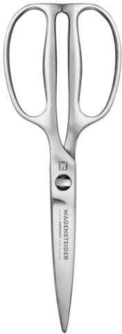 WAGENSTEIGER Kitchen & Outdoor Scissors, SUS403 Stainless Steel Multi-Function Shears with Herb Stripper, Detachable Blades, Ergonomic Handles, Ideal for Meat, Vegetables, Seafood (Food Scissors 1603)