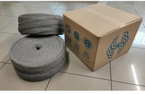 AKRON Bobina DE Lana DE Acero Lisa 2,250KG. Nº2, Multicolor, Unica, 77725