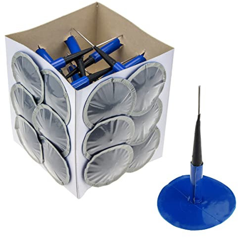 Stix Automotive Equipment 24x Reparaturkörper Reifenreparatur Gummi Reifenpilz mit Flicken SA 9 (9 mm / 50 mm) Reifenpflaster