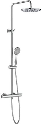 Roca,Victoria (col),PLUS - Columna de ducha termostática con altura regulable,,385mm x 73mm x 835mm,A5A2F18C00