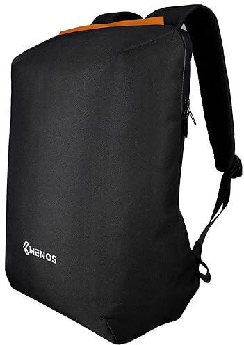 Menos 20L Business & Travel Carry-on Backpack - Water-Resistant Recycled Plastic Material, 17-inch Laptop Sleeve, USB Charging Port