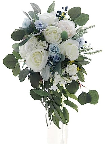 RWRAPS Künstlicher Brautstrauß, Seidenblume, Brautjungfer mit Blumen, Jubiläums-Foto-Requisite (wie abgebildet, passend für alle)