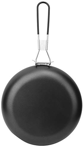 Faltbare Camping Bratpfanne, Antihaftbeschichtung, Eisen und Gummi, für Outdoor Kochen und Picknick