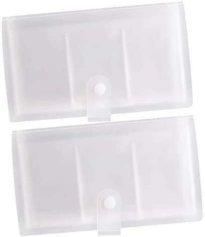 DIYEAH 2stücke Karten-organizer Album Für Karten Transparente Hüllen Aufbewahrung Von Postkarten Und Tickets Handliches Speicherbuch Für Ordnung Und Erinnerungen