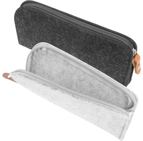 CIMAXIC Schreibwarenetui Mit Reißverschluss Filztasche Organizer Für Stifte Kompakt Und Leicht Für Schule Und Reise Mit Großer Kapazität
