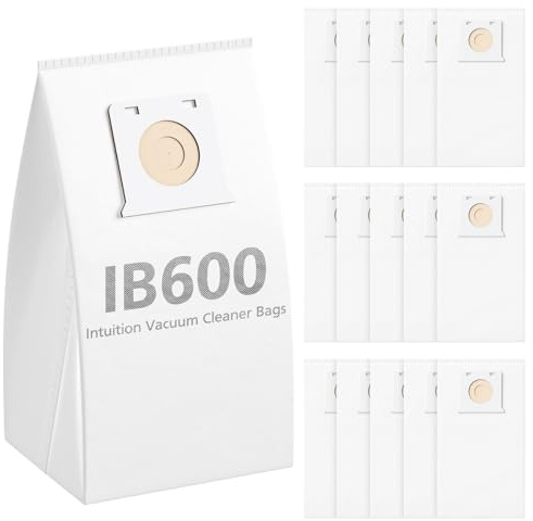 16Pack IB600 HEPA Vacuum Bags for Kenmore Intuition Upright Vacuum Cleaner BU4022, BU4020, BU4018, BU4050, BU3040,White