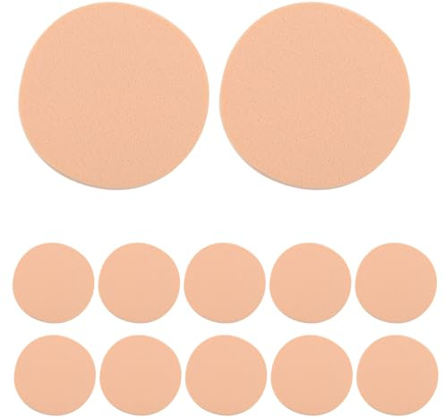 Esponjas Desechables de Maquillaje 60 con Caja para Base | Látex Natural, Aplicación Uniforme, Formato Individual para Retoques y Recambios Rápidos