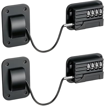 2PCS Serrures de Réfrigérateur à Combinaison-Bloque Porte Frigo Sécurité enfant pour bébés, Bloque Tiroir Sécurité Enfant et Sécurité Fenêtre Enfant pour Réfrigérateur, Armoires et Tiroirs