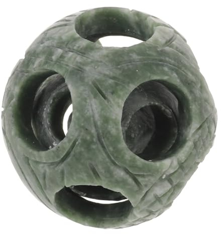 STOBAZA Bola Decorativa de Piedra Tallada a Mano Bola de Feng Shui Esfera Decorativa para Salón y Display