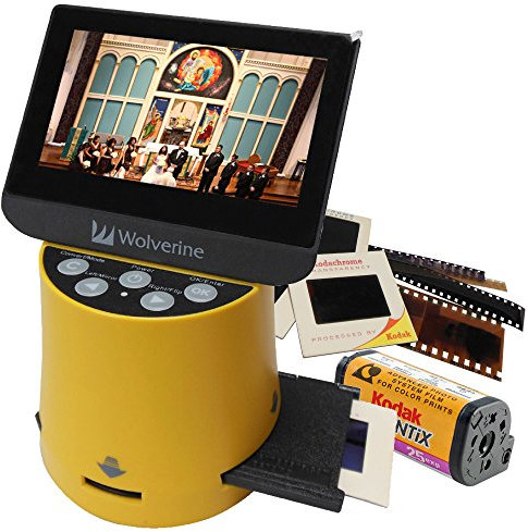 Wolverine Titan 8-in-1 High Resolution Film to Digital Converter with 4.3 Screen and HDMI Output