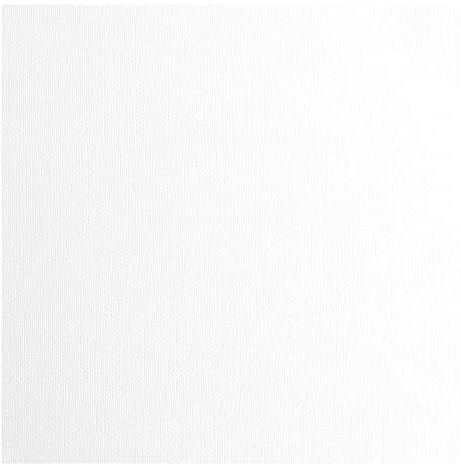 Vaessen Creative Florence Cardstock Papier, Weiß, 216 Gramm/m², Quadratisch, 30,5 x 30,5 cm, 20 Stück, Textur, für Scrapbooking, Kartenherstellung, Stanzen und andere Papierbasteleien