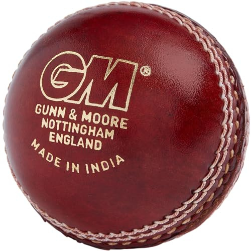 GM Unisex Catalyst Grade 2 Palla da Cricket, Rosso, Senior