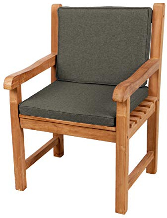 Gutekissen Coussin de Banc pour Banc de pelouse de terrasse ou balançoire Mobilier de Jardin FK5 (45x45x50, Vert foncé)