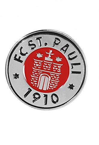 FC St. Pauli Pin Logo farbig Butterflyverschluss Anstecker + Aufkleber Wir | Button