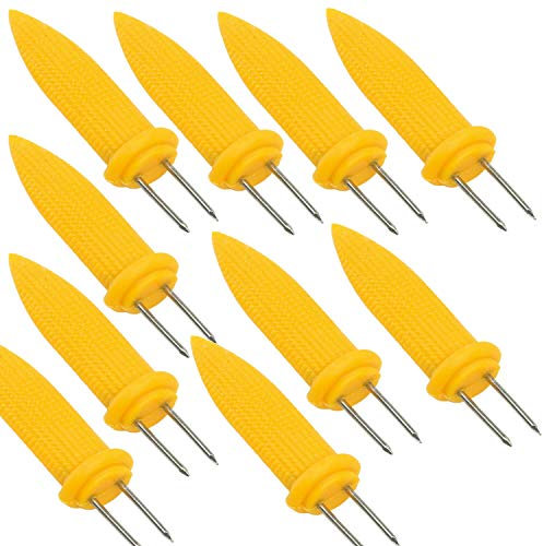 Papstar 20 unidades de soporte para mazorcas de maíz para mazorcas de maíz, pinchos para barbacoa, pinchos para barbacoa