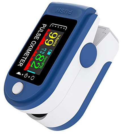GSDJU Finger Clip Oximeter Fingertip Oximeter Blood Oxygen Saturation Heart Rate Detector TFT Screen