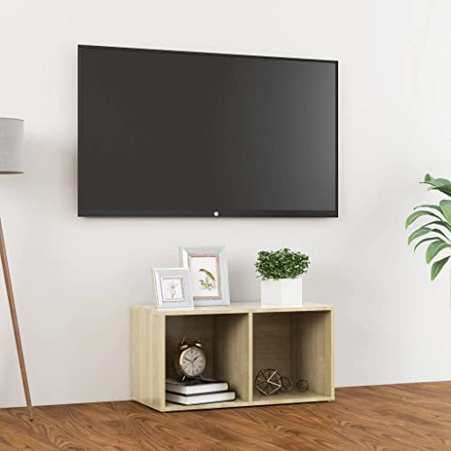 RAUGAJ Home & Garden TV-Schrank, Sonoma Eiche, 72 x 35 x 36,5 cm, Holz