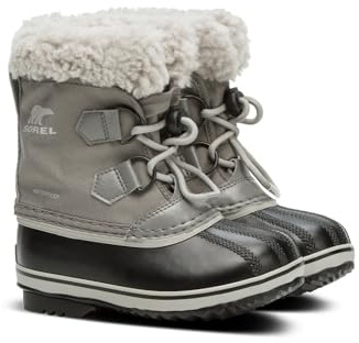 Sorel Yoot PAC Nylon WP Bottes de Neige imperméables, Quarry Dove Youth Collection 2024, 36 EU