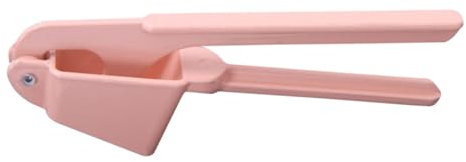 LIFKOME Pressa Aglio Multifunzionale in Lega Rosa Trituratore e Schiacciatore Con Manici Ergonomici Antiscivolo Alta Efficienza Per Spremere Aglio e Radice in Cucina Risparmio Con Camera a