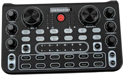 Live-Soundkarte, Externe Soundkarte für die Konsole, Live-Aufnahme und Interaktive Audiosteuerung