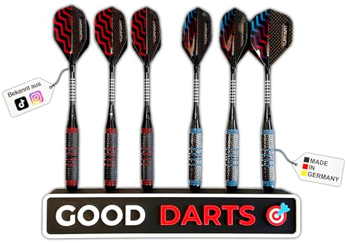 NYT Studio® Dartpfeil Halter Halterung – Wandhalterung für 6 Darts – Präzise & sicher – Modernes Design – Perfekt für Steel- & Softdarts als Geschenk