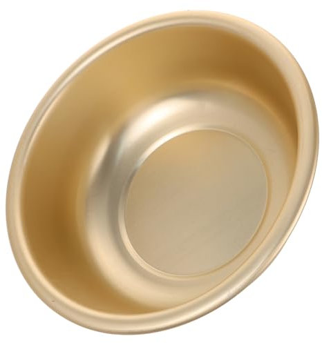 PRETYZOOM Aluminium Mischbecken Runde Form Waschbecken Aus Aluminium Für Obst Gemüse Salat Desserts Und Snacks Haushaltswaren Küchengerät