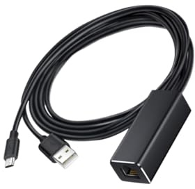 CIYODO Ethernet Adapter for Tv Micro USB to Mbps Network Compatible with Fire Tv Stick Fast and Stable Connection Easy Setup Black