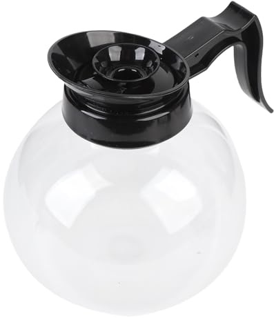 Yechiry 1.8L Coffee Decanter Coffee Pot CARAFE High Borosilicate Glass Prueba de Calor Diseño Transparente para Picnics de Viajes Actividades Al Aire Libre