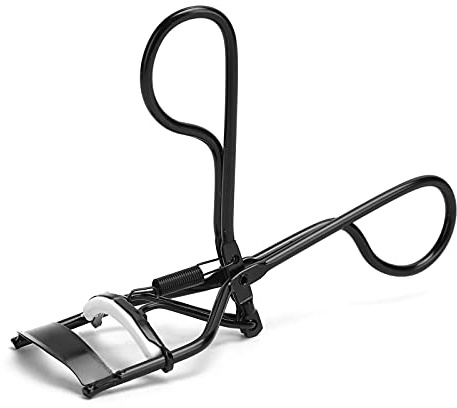 Jonlaki Bigodino per Ciglia in Metallo, Bigodino per Ciglia con Design Unico per Manico, Bigodino per Ciglia in Acciaio Inossidabile per Donne, Ciglia Naturali e Arricciate, Leggero e