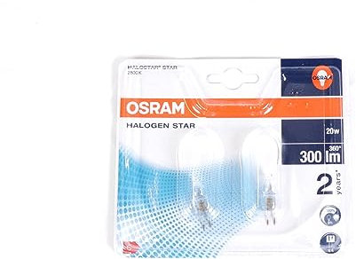 Distri+ - 2 Leuchtmittel G4, 20 W, 300 °C, 12 V, kompatibel mit Backofen von Bosch, Siemens, Gaggenau, NEFF, Viva... Alternative für Original-Referenzen Bosch 00157311 – Referenz Osram 3101981