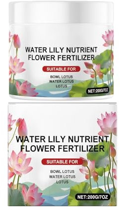 Dünger Wasserlily - Wasserdünger | Teichpflanze Nährstoff | Lotuswachstumspulver | Effektives Wachstum Lotuss Foods | Stärkener Teichblüten -Booster für Pflanzen | Gartenhilfe aus Wasserpflanzen