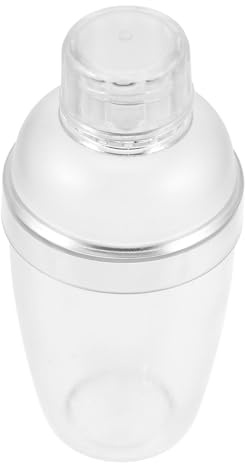 Gadpiparty Shaker Plástico Transparente con Escala Incorporada Mezclador Ergonómico para Bebidas Coctelera Ligera y Resistente para Bar y Té