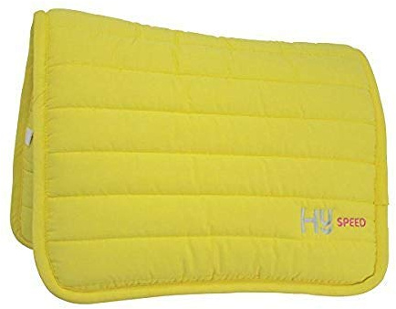 HySPEED Neon-Satteldecke, wendbar, Komfort, Poly, Hellgelb