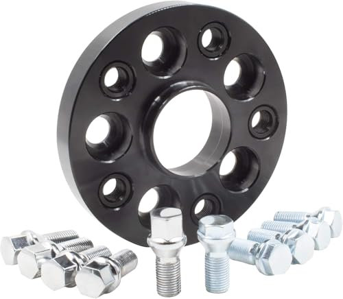 Wheel Accessories Parts 1 Piece Tuner Hub Centric European Vehicle Wheel Spacer with M12 1.50 Chrome Bolts 20mm Thickness 5 on 120mm Bolt Pattern PCD 72.56mm Vehicle & Wheel Hub Fits BMW
